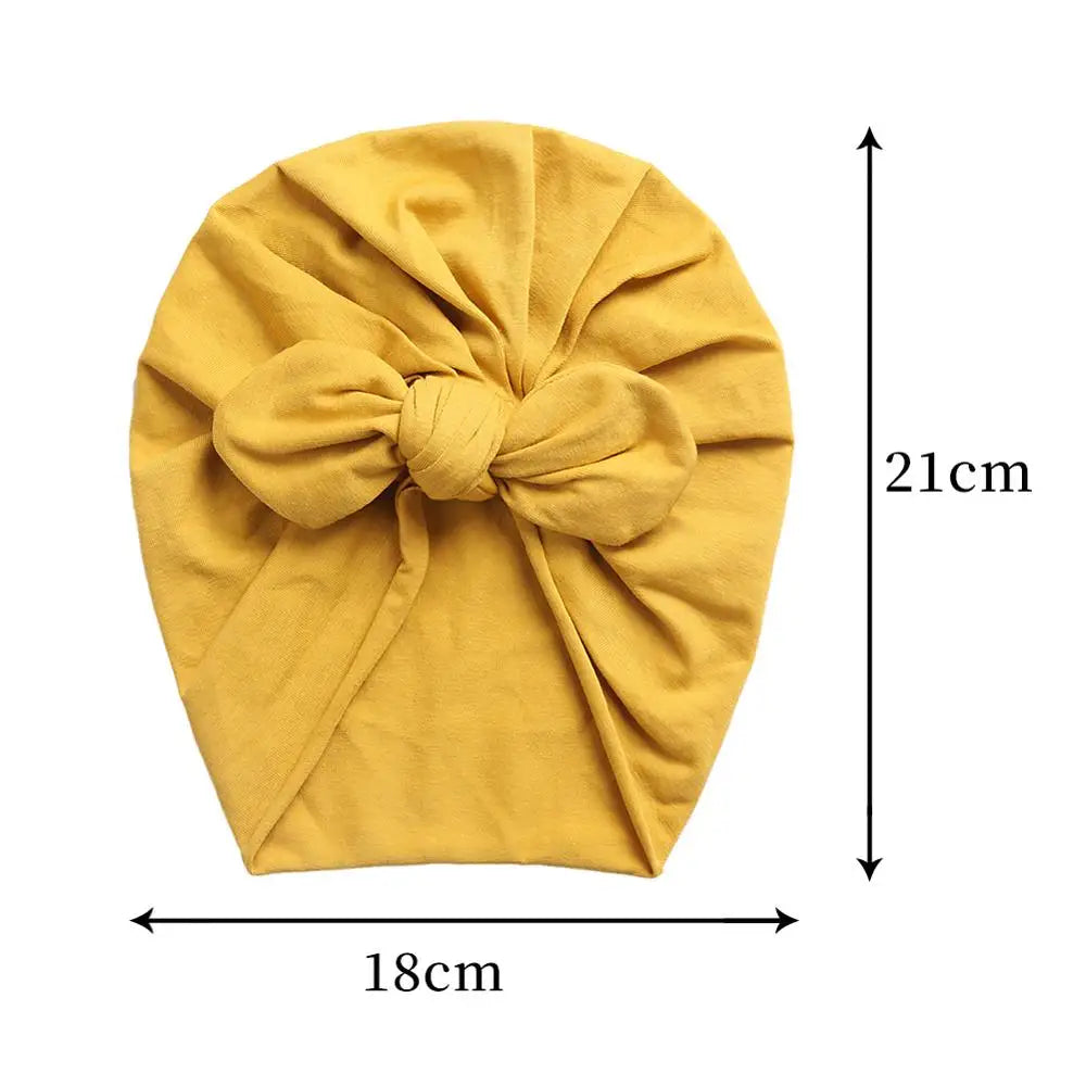 100% Cotton Bowknot Turban