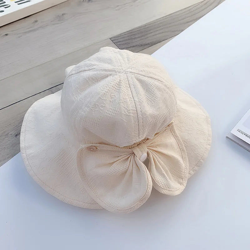 Baby Bucket Hat with Big Bow