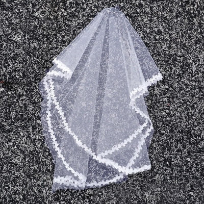 Stella Leaf Lace Wedding Veil