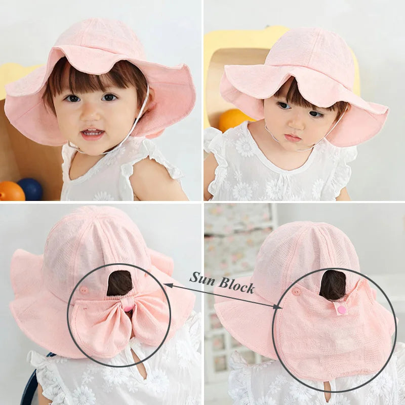 Baby Bucket Hat with Big Bow