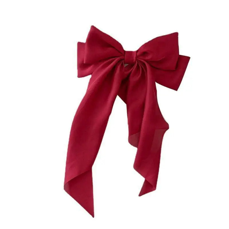 Satin Ribbon Big Bow Tie