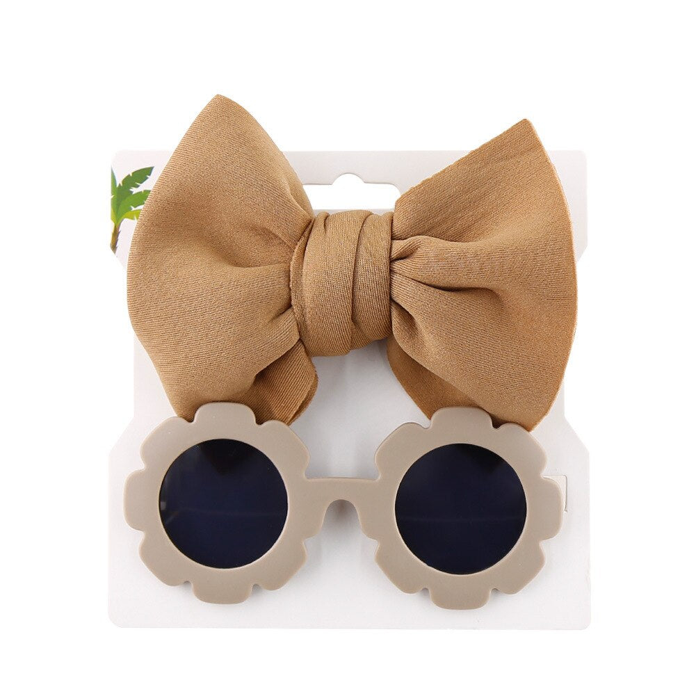 Baby Sunglasses with Hair Band Set