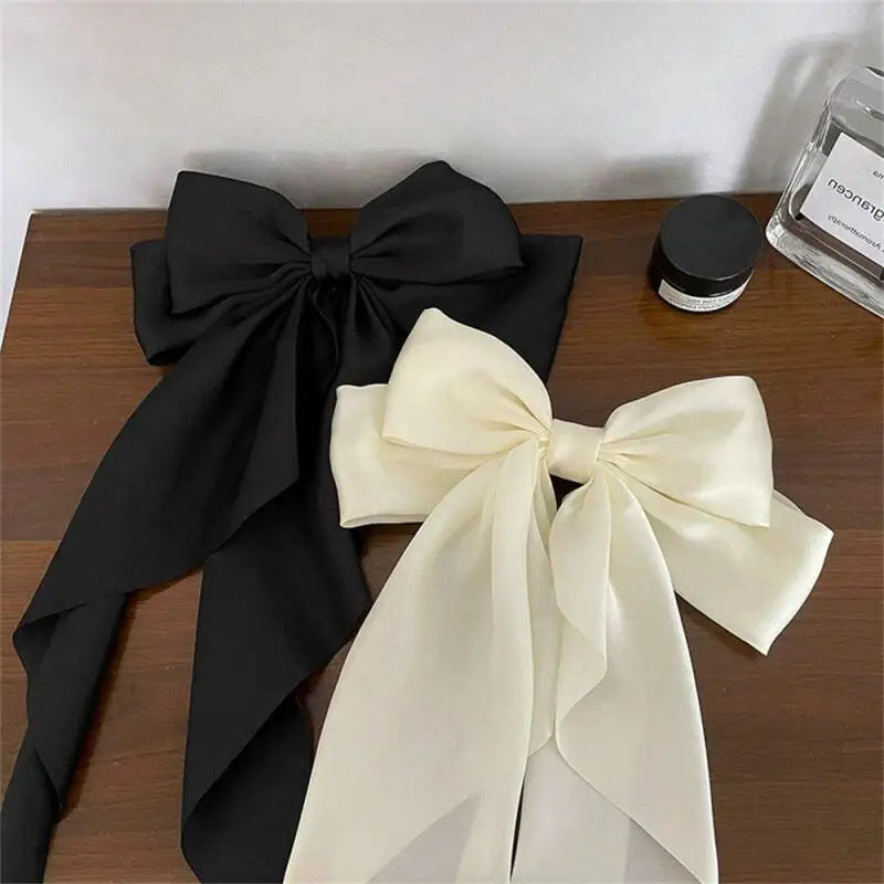 Satin Ribbon Big Bow Tie