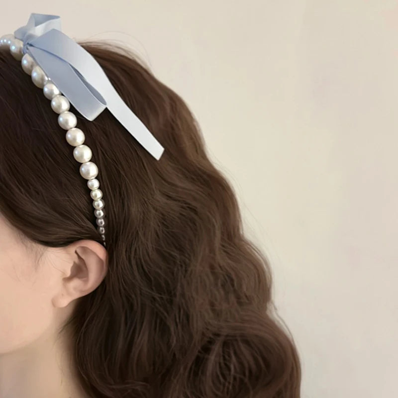 Pearl and Ribbon Headband