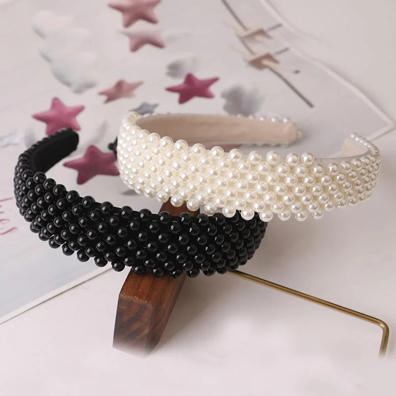 Hand-Crafted Pearl Hairbands