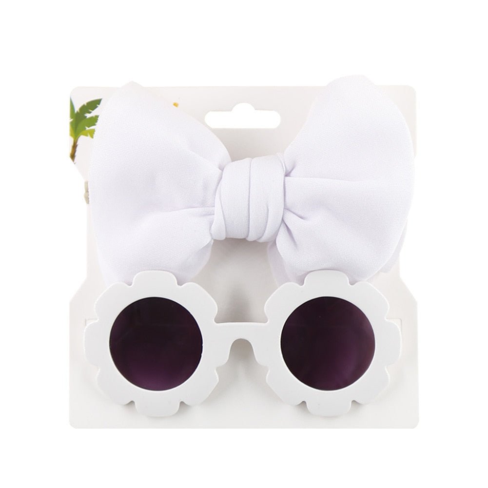 Baby Sunglasses with Hair Band Set