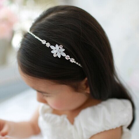 Kailyn White Snowflake Hairband