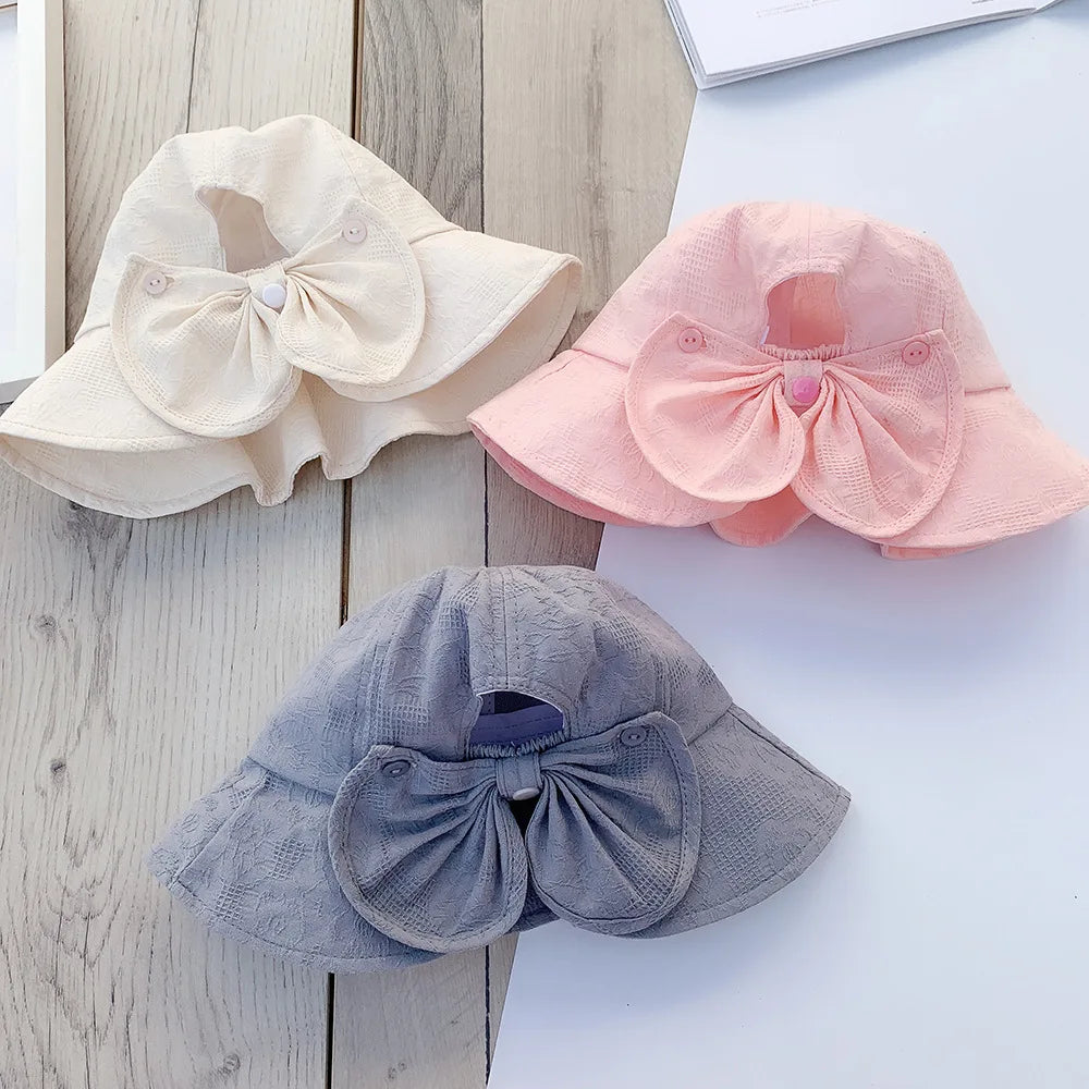 Baby Bucket Hat with Big Bow