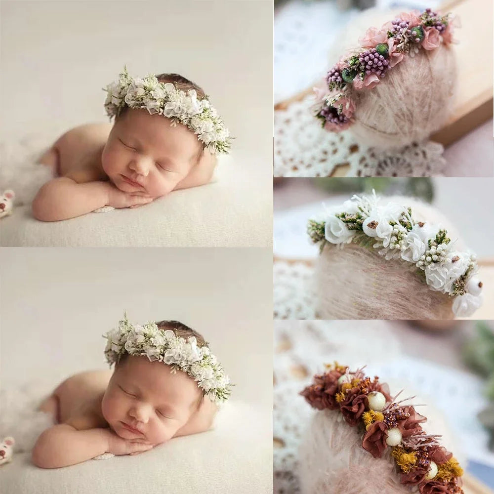 Newborn Photography Props Flower Headbands
