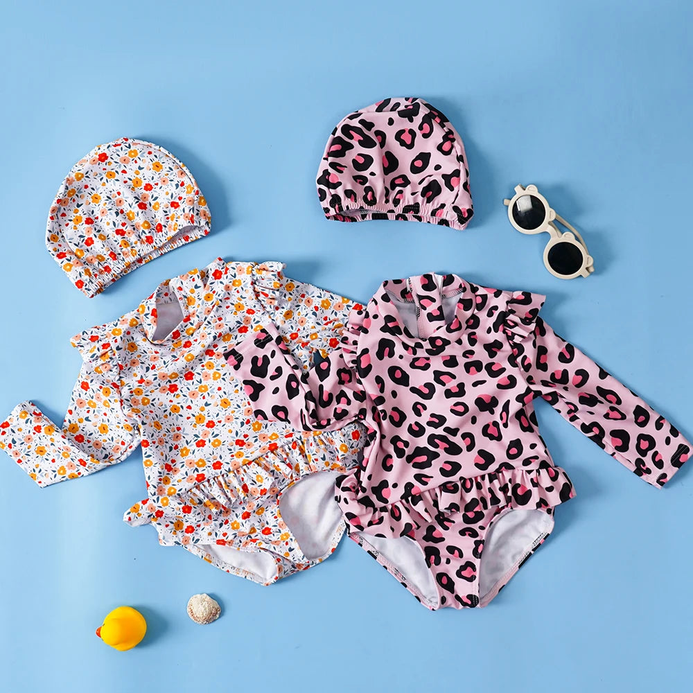 Mandy's Baby Girls Swimwear Set