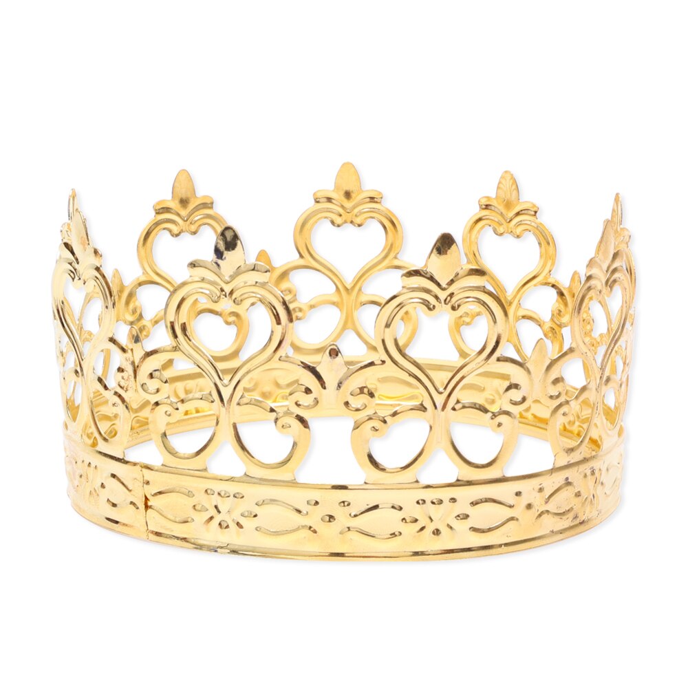 Tiara Gold/Sliver Crown Cake topper