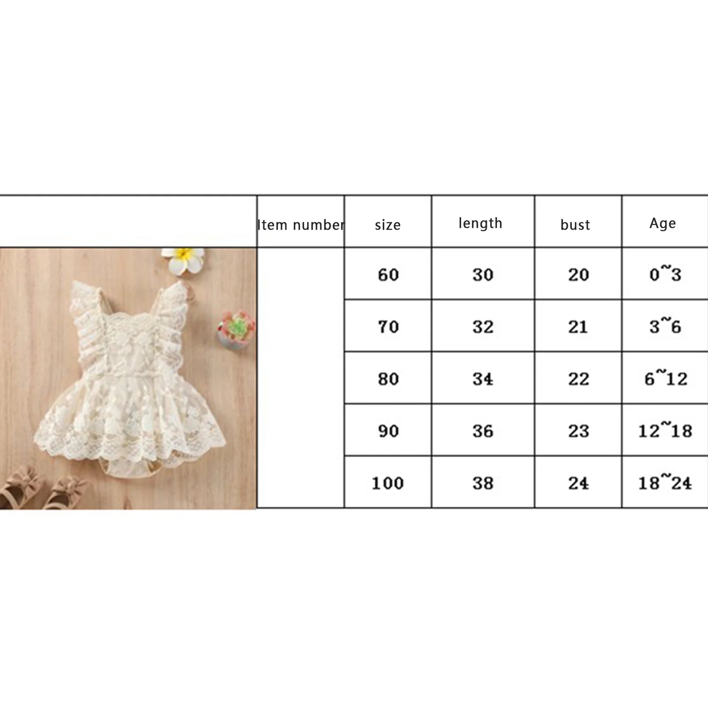 Baby Girls Summer Lace Embroidery Romper Dress