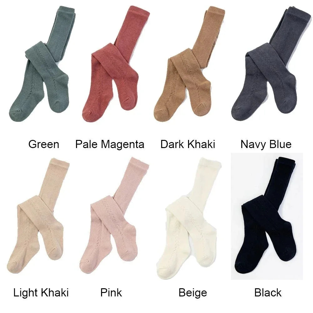 0 - 5 Years Baby Tights Autumn Winter Solid Color Soft Knitted Warm Newborn Toddler Tight Boy Girl Pantyhose Kids Girls Legging