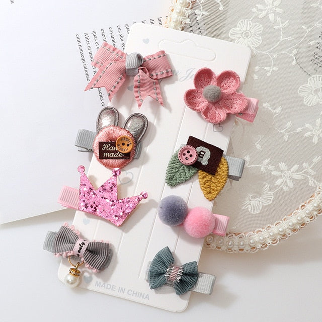 Playdate 8-piece Hair Clip Set