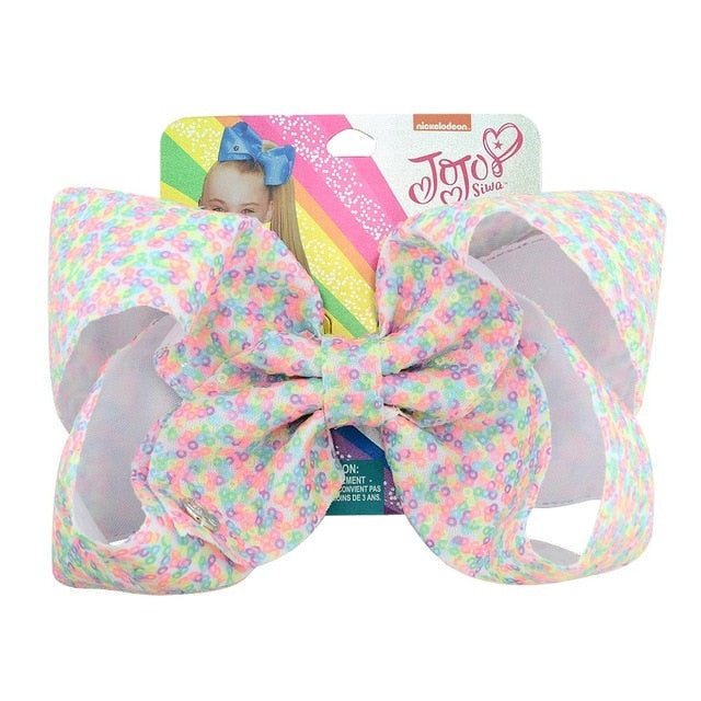 8 inch Sequin Large Bow Clips